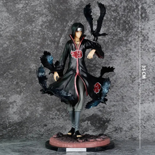 🖤 Itachi Uchiha – Standing with Crows | 30 cm Deluxe Figure