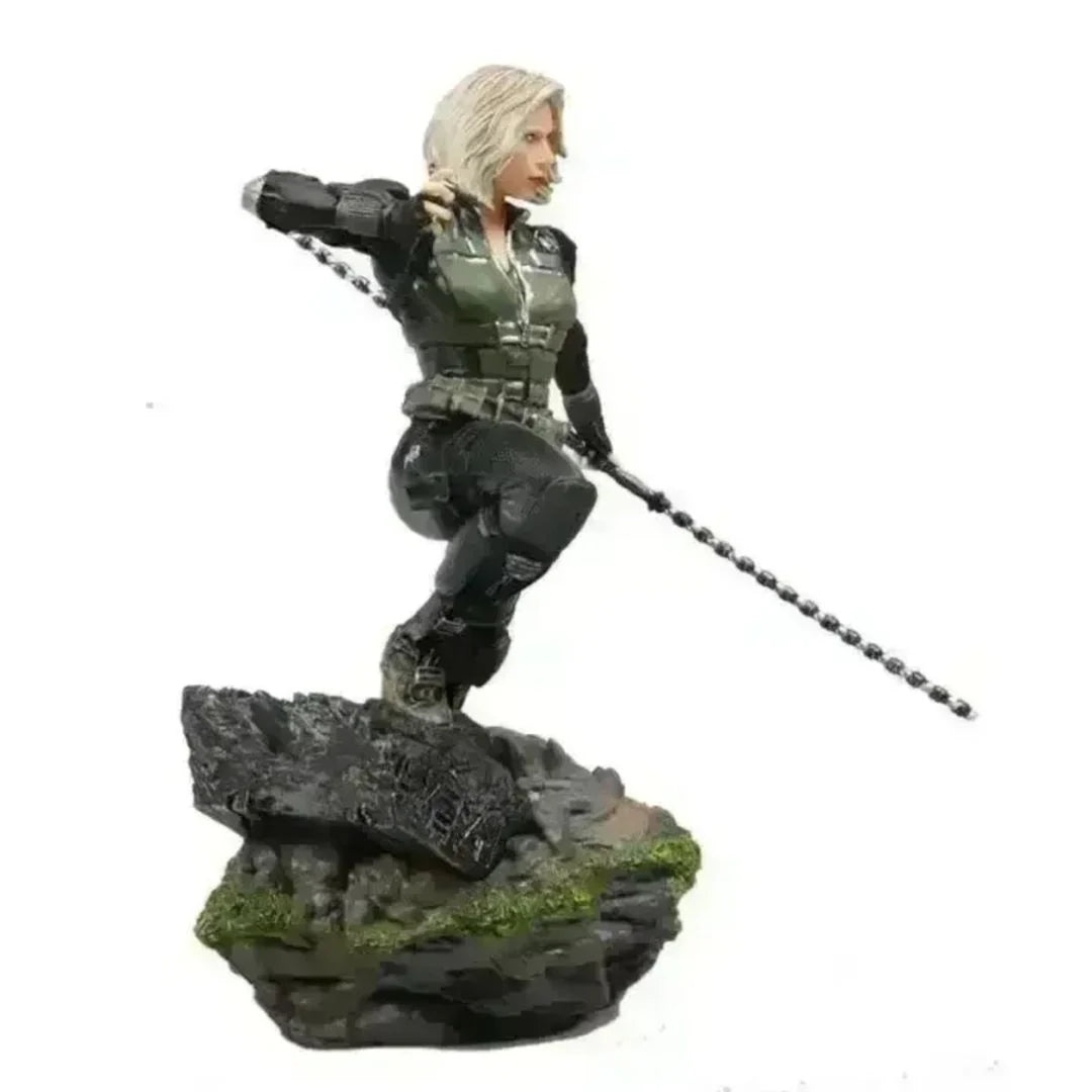Black Widow Combat Pose Action Figure Statue