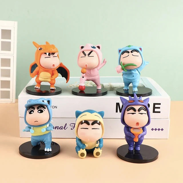 Pokemon Cosplay Shin-chan Action Figure