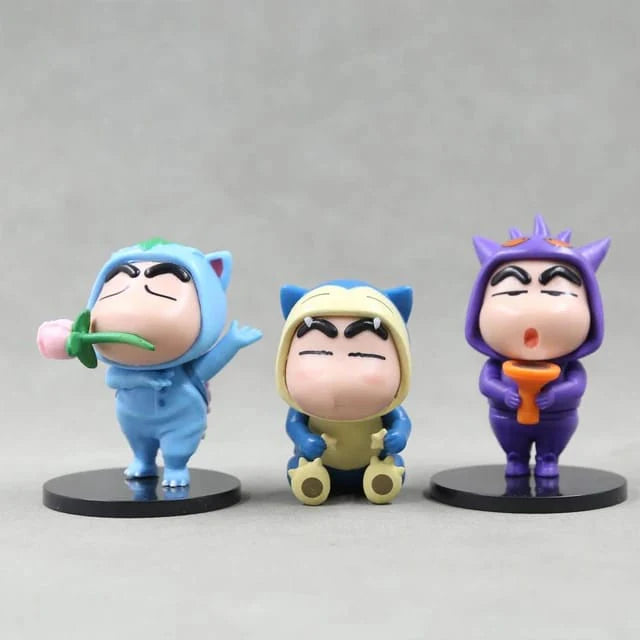 Pokemon Cosplay Shin-chan Action Figure