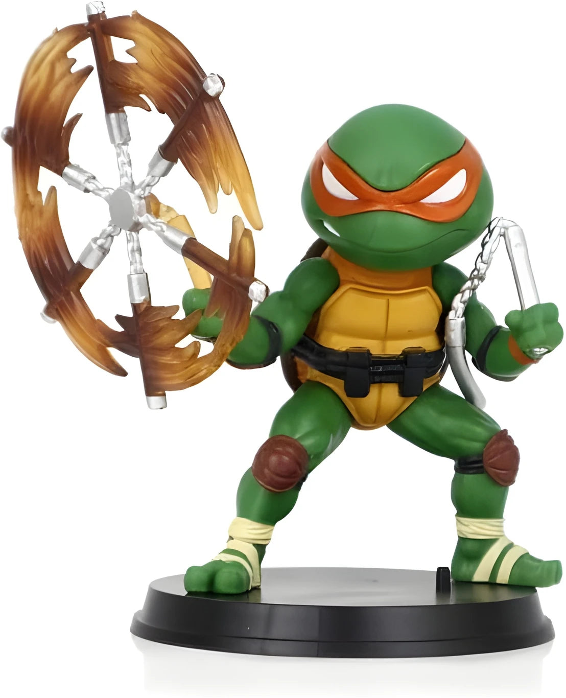 Four action figures features the Teenage Mutant Ninja Turtles