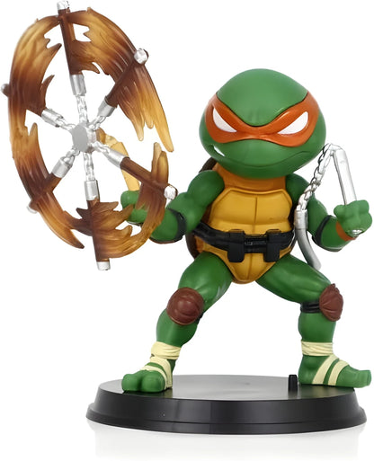Four action figures features the Teenage Mutant Ninja Turtles