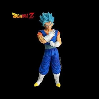 Vegetto Anime Figurines - Dragon Ball Z Vegito Figurine Super Saiyan Action Figures Blue Black Hair Vegito Model Toy