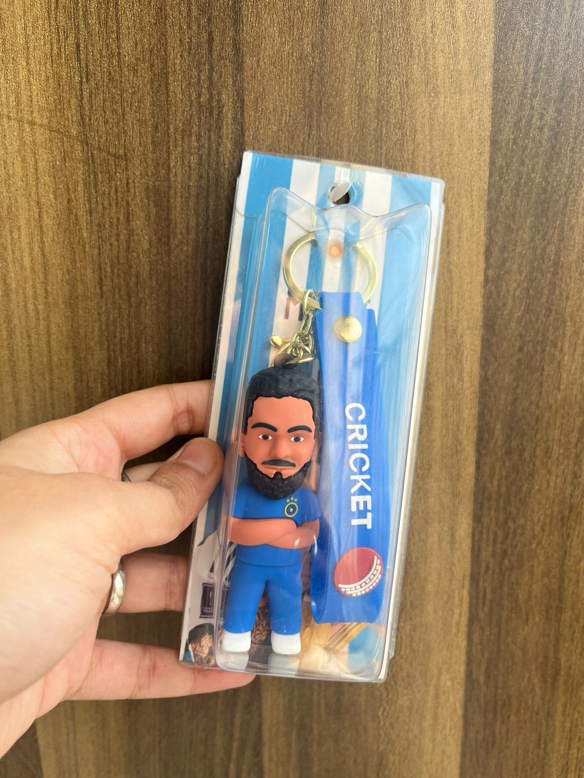 Indian Cricket Keychain