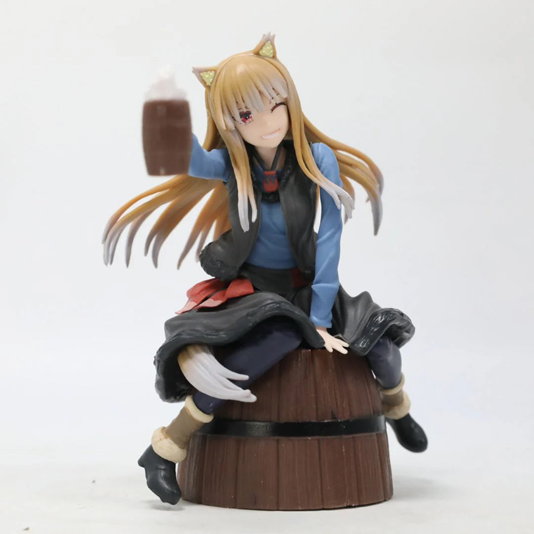 Spice and Wolf – Holo Sitting on Barrel Action Figure (15cm)
