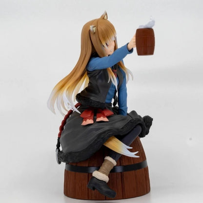Spice and Wolf – Holo Sitting on Barrel Action Figure (15cm)