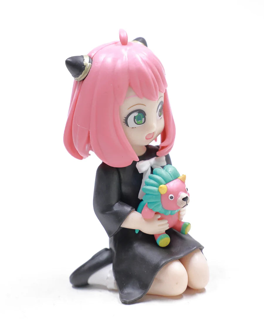 Anya Forger Sitting with Chimera Plush Figure