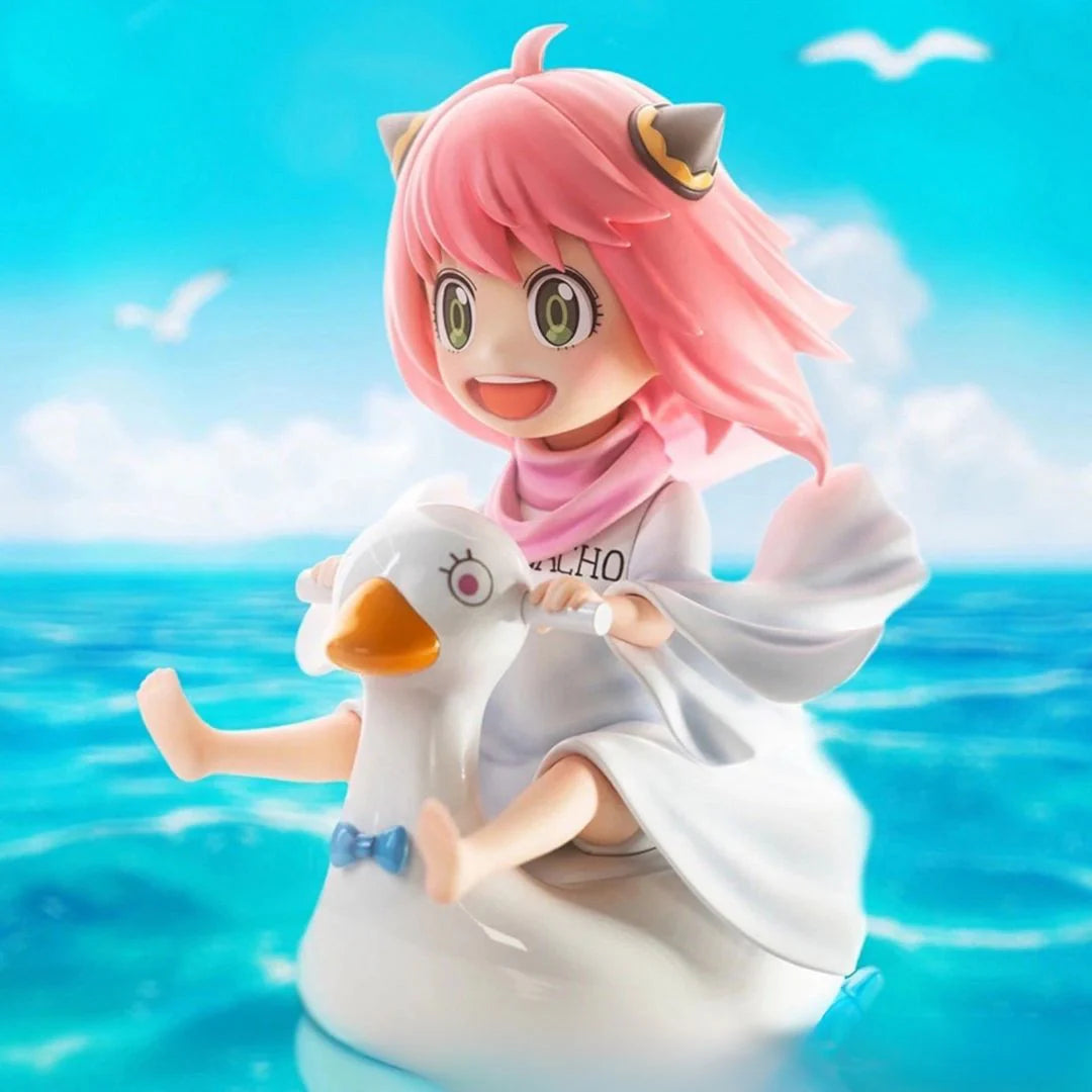 Anya Forger Goose Ride PVC Figure | Spy x Family Collectible Figure