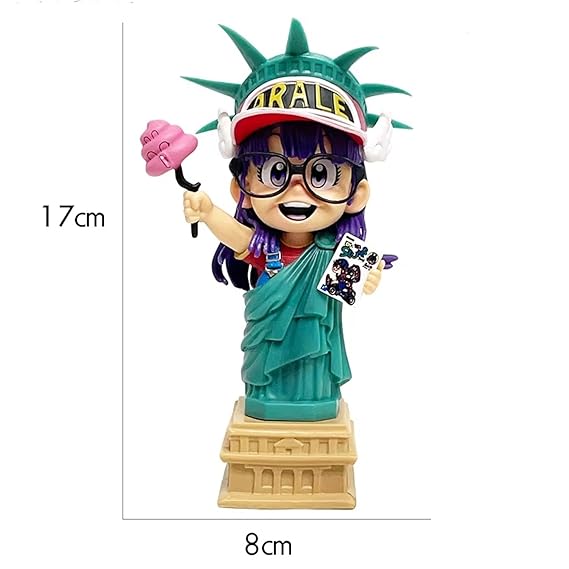 Arale Norimaki Statue of Liberty Fun Pose Anime Figure | 16.5cm