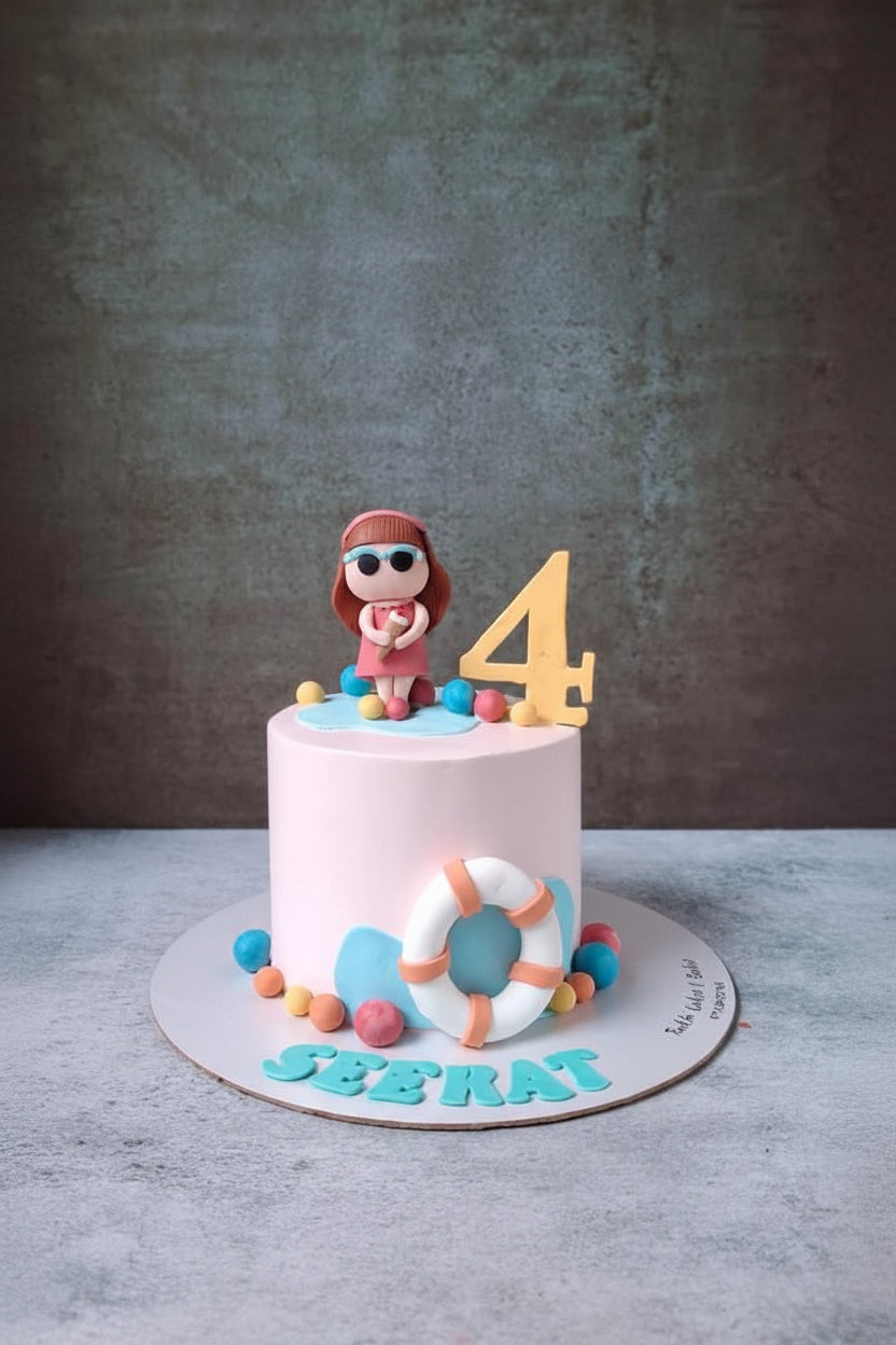 Beach Girl Cake