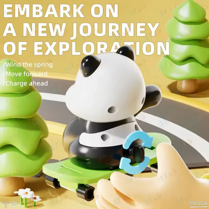 Bamboo Athlete Panda Wind-up Toy