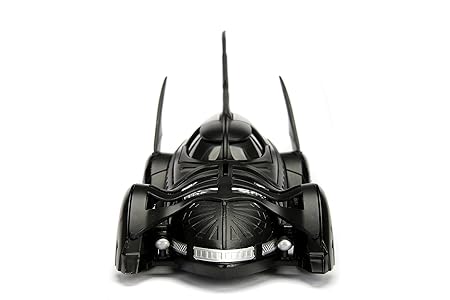 Batmobile 1995, Highly Detailed 1:24 Model Car, Cockpit and Doors Can Be Open, with Freewheel, Black