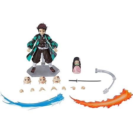 Demon Slayer Kimetsu Tanjiro Kamado Action Figure Deluxe Version