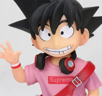 Dragon Ball Son Goku Fashion Suit Model Waving Hand Action Figure