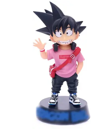 Dragon Ball Son Goku Fashion Suit Model Waving Hand Action Figure