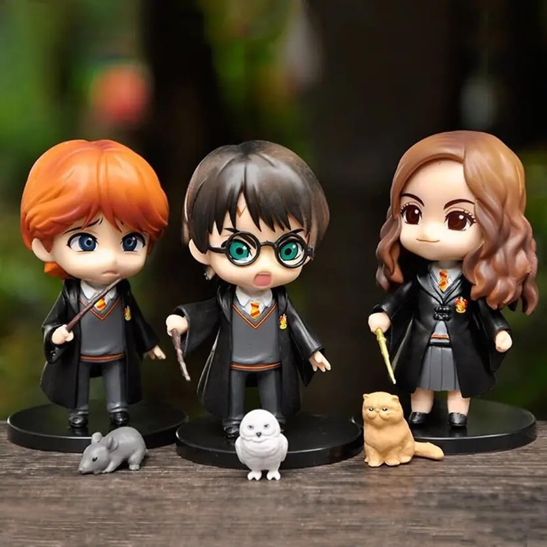Harry Potter Action Figure Set of 3 Wizard Collectible Toys