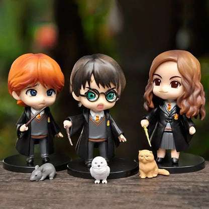 Harry Potter Action Figure Set of 3 Wizard Collectible Toys