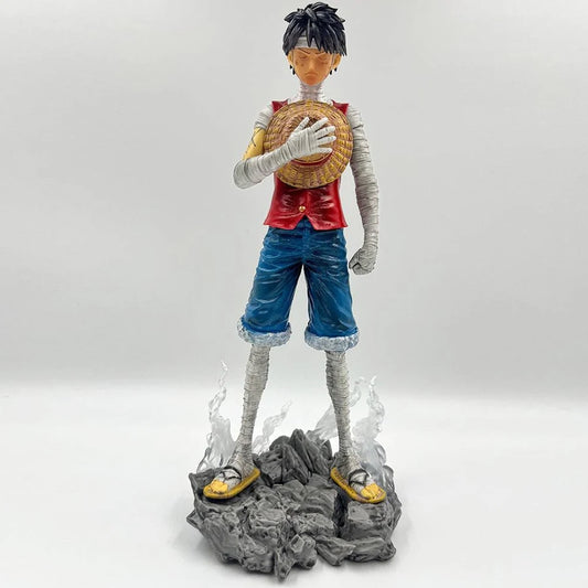 One Piece Damaged Luffy Bandage Figure | 27 cm