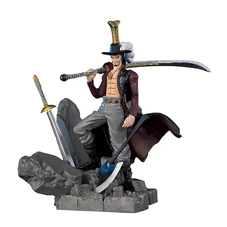 One Piece Dracule Mihawk Anime Action Figure