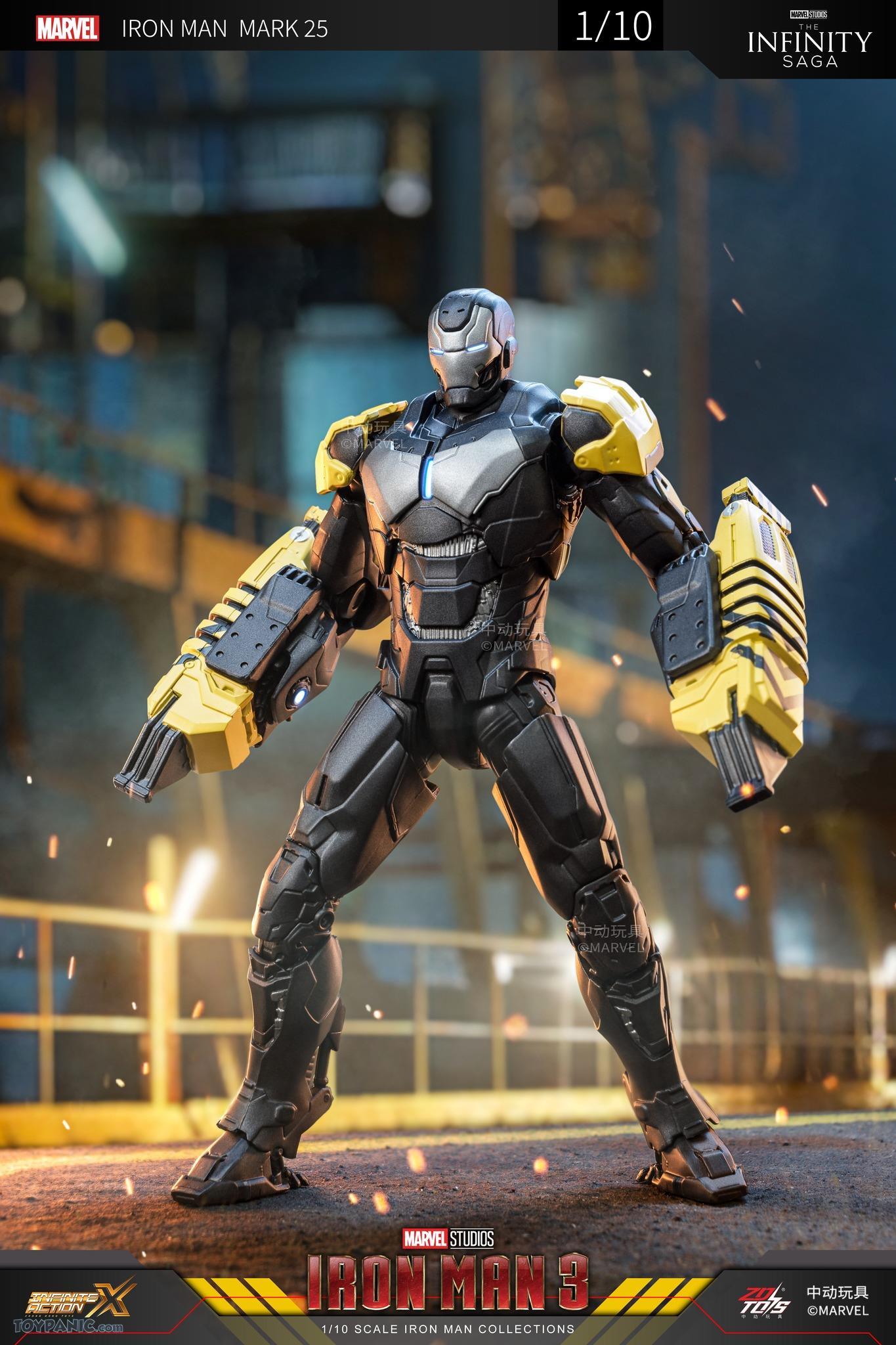 Iron Man Mark 25 Action Figure – 7 inches by ZD Toys