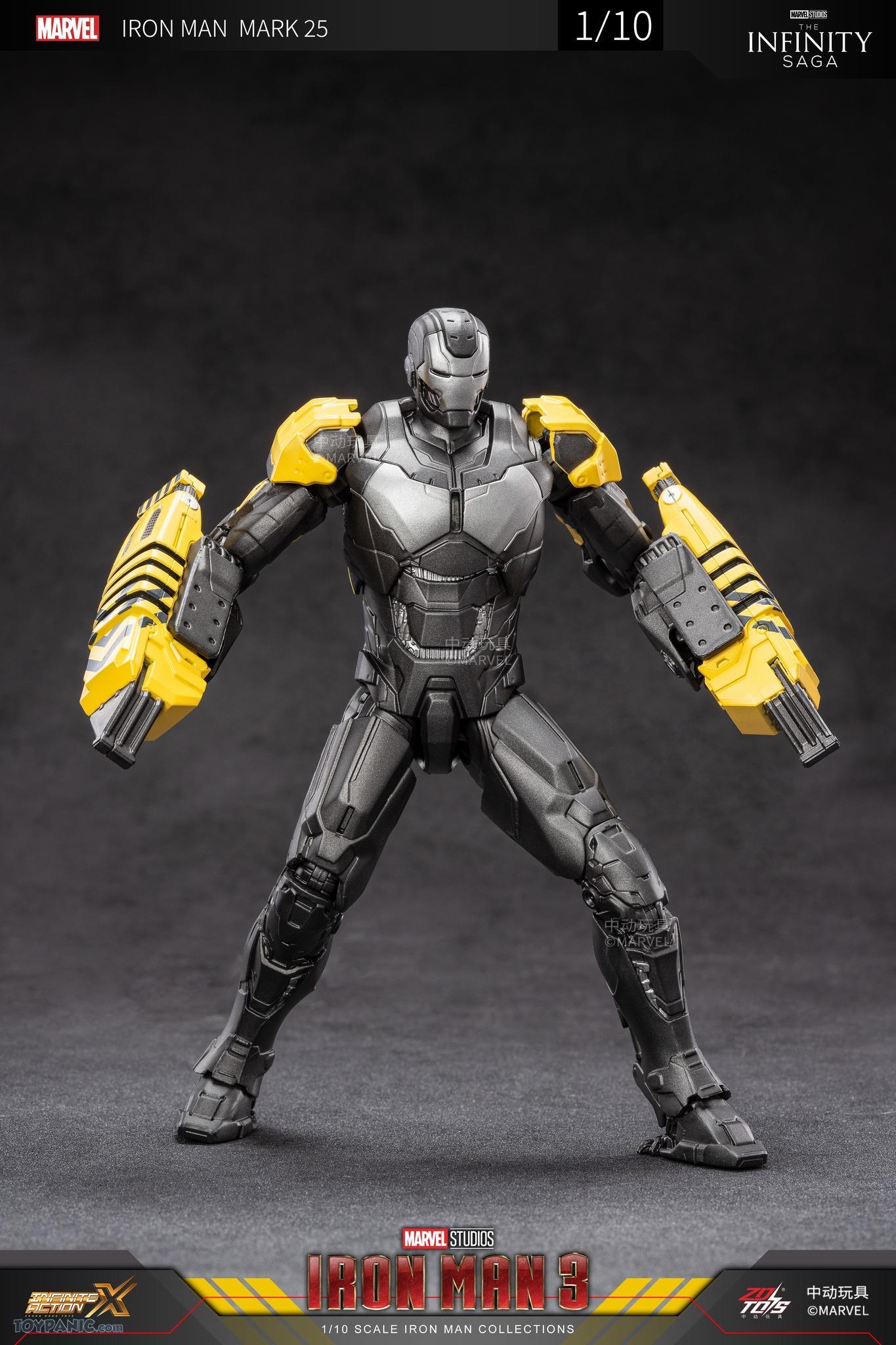 Iron Man Mark 25 Action Figure – 7 inches by ZD Toys