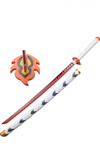 🔥 Rengoku Katana Sword – Flame Hashira's Legendary Blade