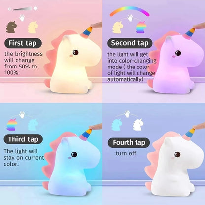 🦄Unicorn Rainbow Night Lamp
