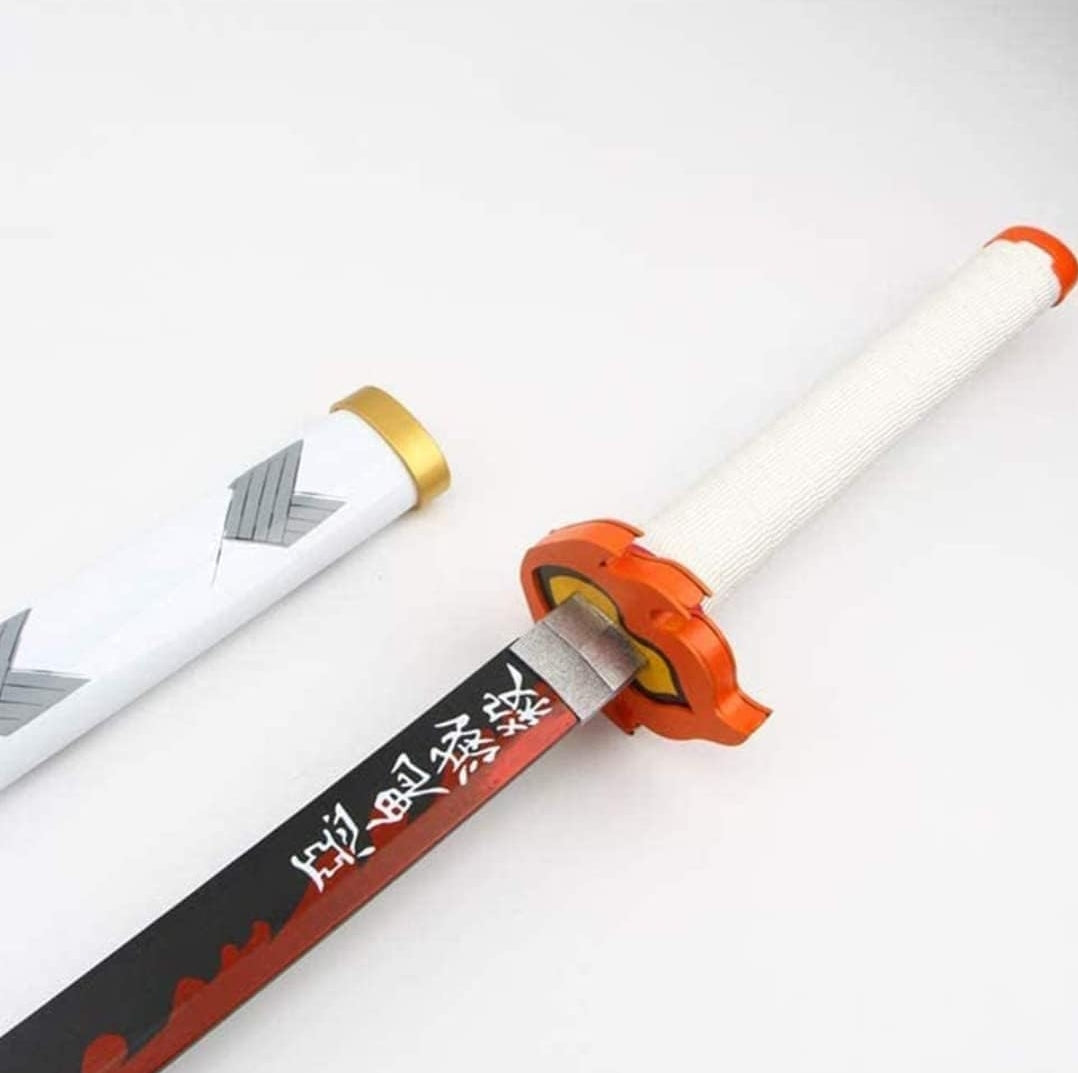 🔥 Rengoku Katana Sword – Flame Hashira's Legendary Blade