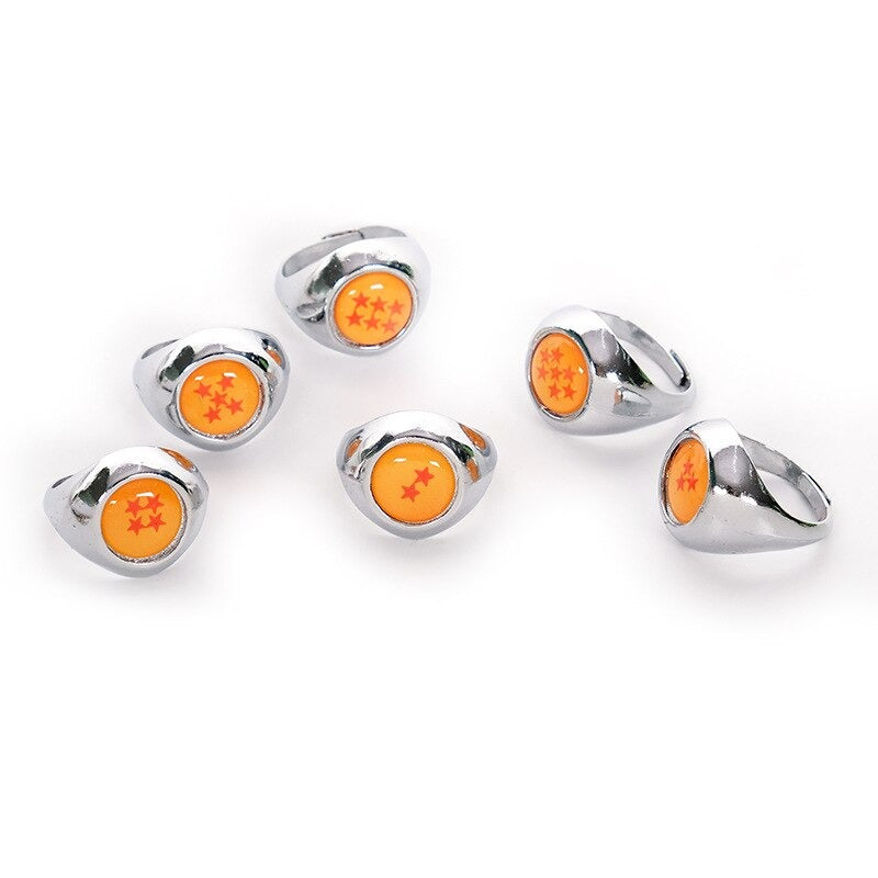 Dragon Ball Z Dragon Balls Ring Set with Shenron Pendant