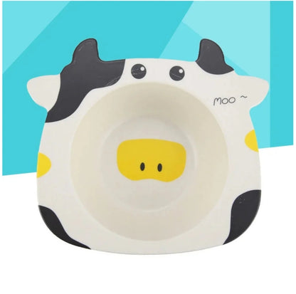 Cow Toddler Bamboo Fiber Bowl