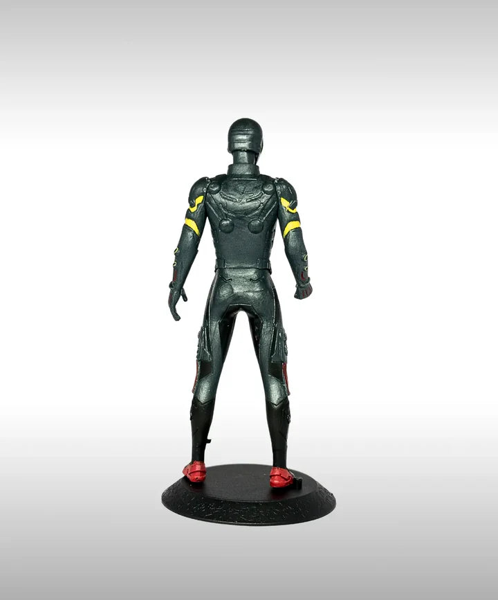 Spider-Man Armored Suit Premium Action Figure – Black & Yellow Collectible (17 cm)