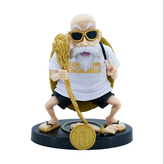 Super Master Roshi Action Figure | DBZ Action Figure With Removable Arm and Glasses