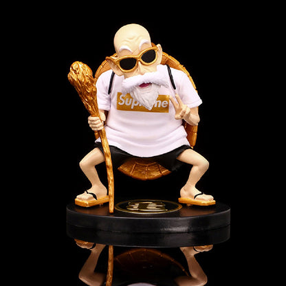 Super Master Roshi Action Figure | DBZ Action Figure With Removable Arm and Glasses