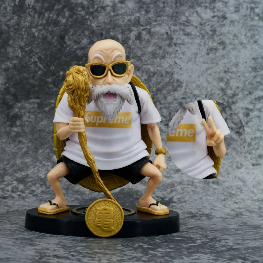 Super Master Roshi Action Figure | DBZ Action Figure With Removable Arm and Glasses