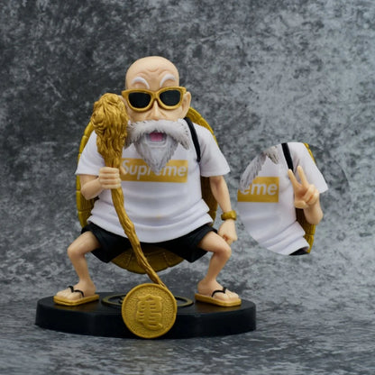 Super Master Roshi Action Figure | DBZ Action Figure With Removable Arm and Glasses
