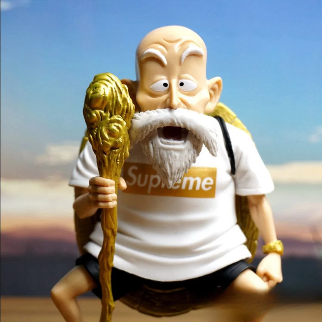 Super Master Roshi Action Figure | DBZ Action Figure With Removable Arm and Glasses