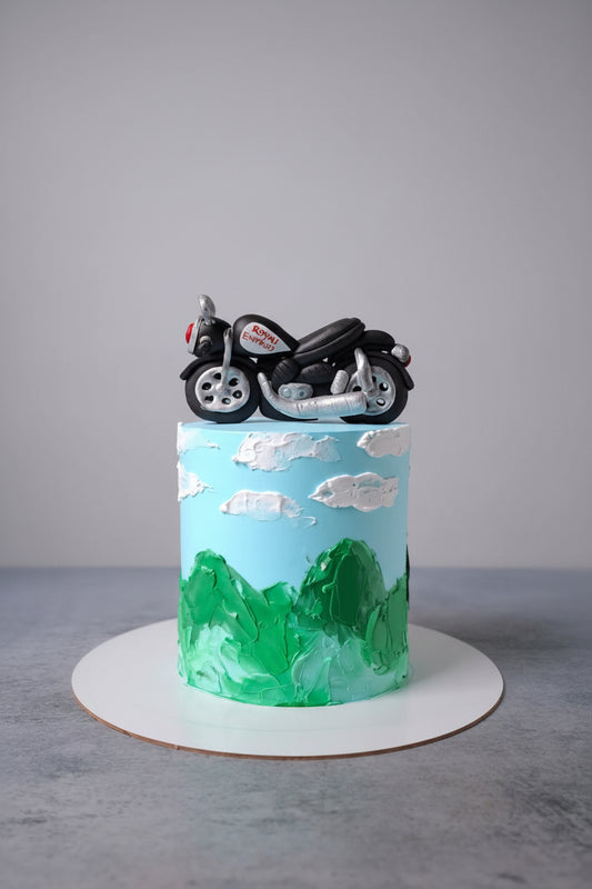 Royal Enfield Style Cake