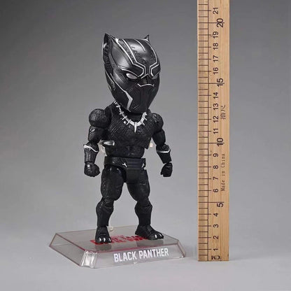 The Avengers 4: Endgame Egg Q/Cute Ver. Black Panther Action Figure Boxed 7in