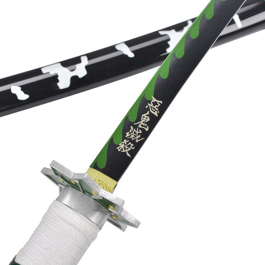 SANEMI Wooden Katana 42cm with Stand (Demon Slayer)