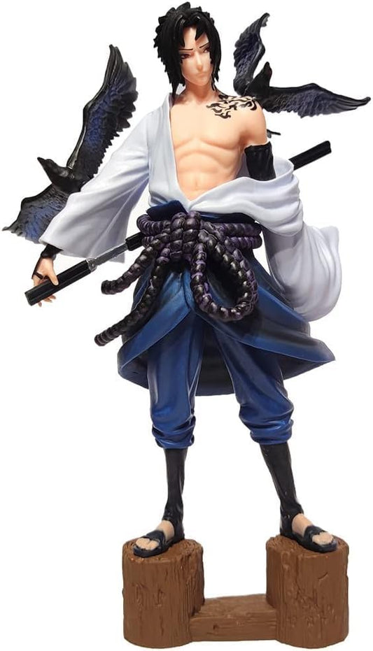 Sasuke Uchiha Standing on Wood Action Figure