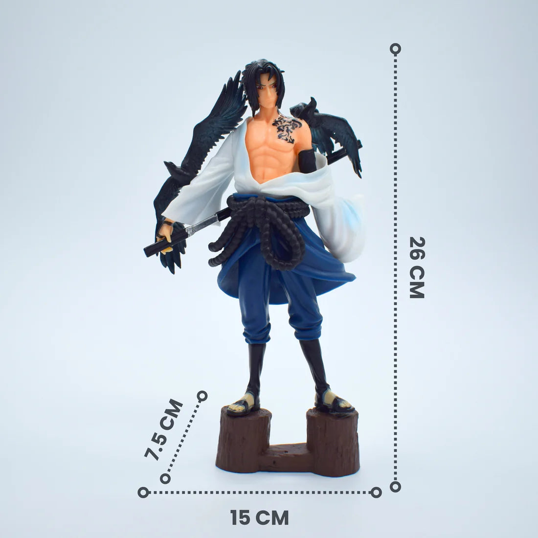 Sasuke Standing on Wood