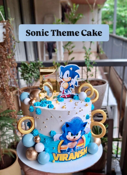 Blue Sonic Cake