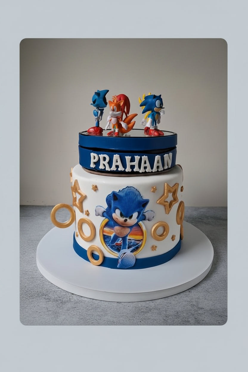 Sonic Hedgehog Cake