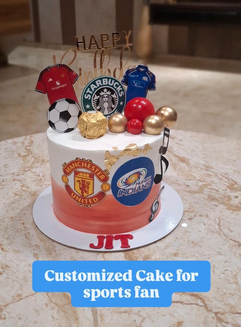 Sports Theme Cake
