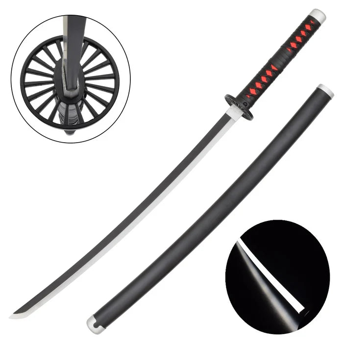 Tanjiro Kamado LED Katana – 104 cm Demon Slayer Sword Replica