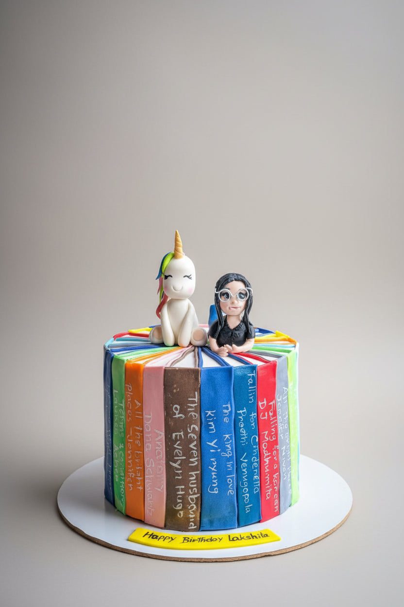 Notebook Unicorn Cake