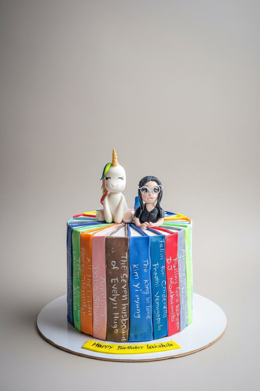 Notebook Unicorn Cake