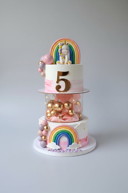Unicorn 3 Tier Cake