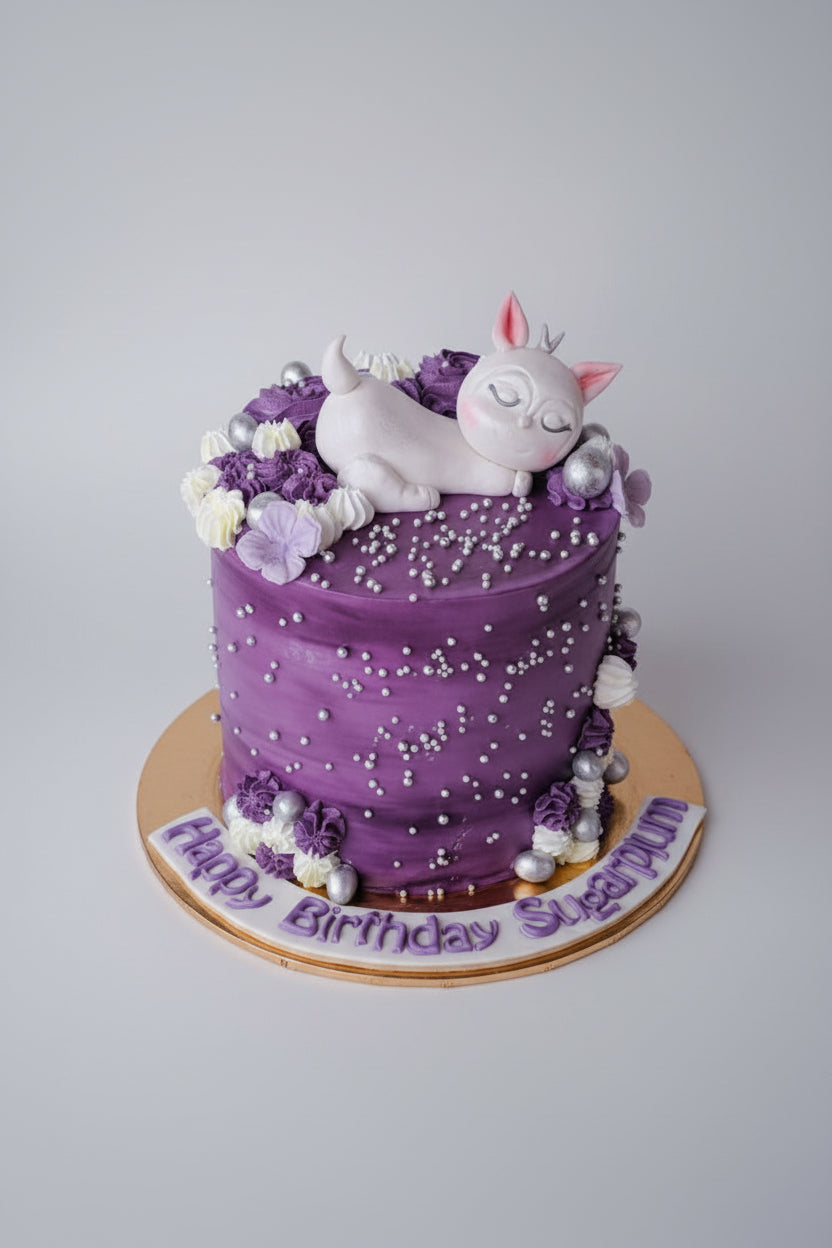 Purple Unicorn Cake