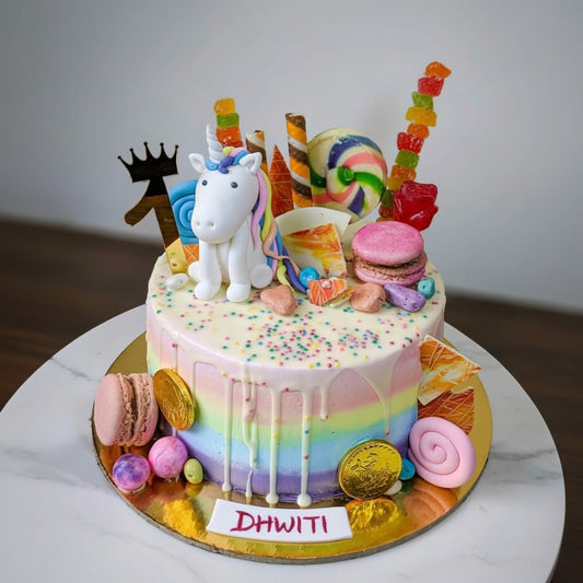 Candy Unicorn Cake